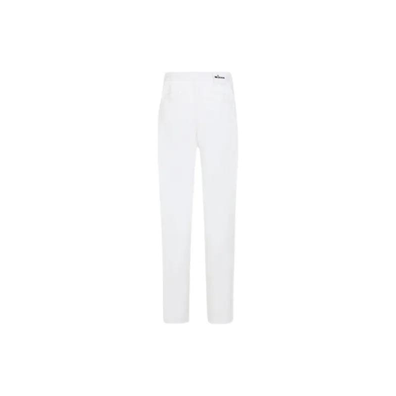 KITON Logo patch Straight Trousers-1