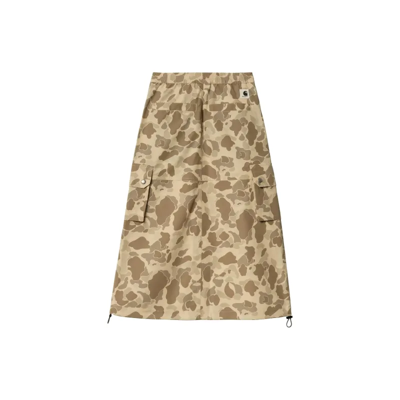 Carhartt WIP W' Casual Long Skirt Women's Camouflage-1
