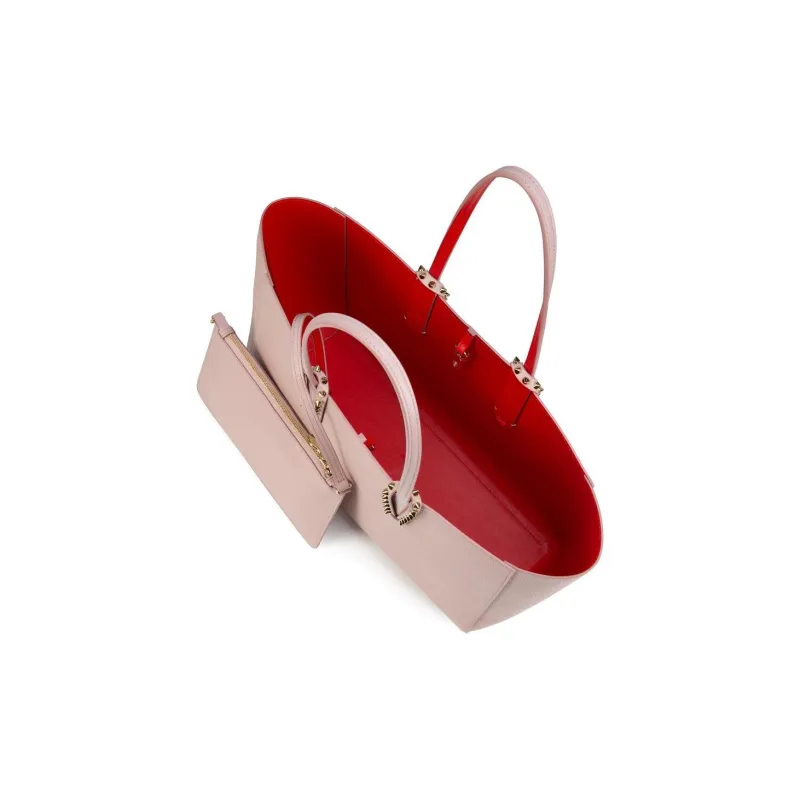 Christian Louboutin Cabata Stud Detailed Small Tote Bag-3
