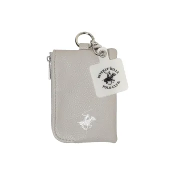 BEVERLY HILLS POLO CLUB PU Coin Purse Unisex Gray