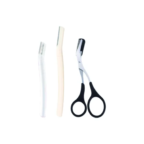 JIAOXUEFEI Eyebrow Razor For Women's Safe Use Men's Brow Grooming Tool Set With Blade