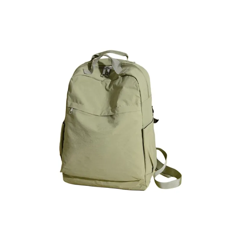 MingLu Nylon Backpack Unisex Khaki/Yellow/Black/Green-11