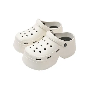Foot Recreation Women's Summer Height Increasing Slip Resistant Closed Toe Platform Home Slippers