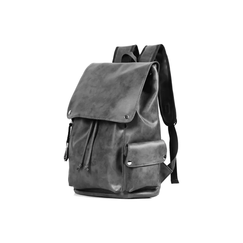 Slazenger PU Backpack Unisex Gray/Khaki-1