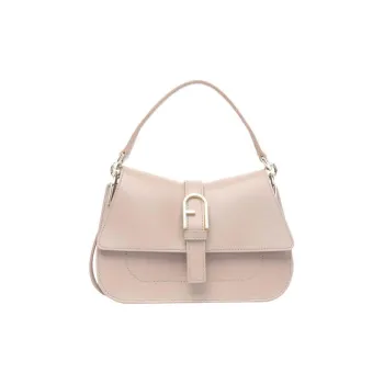 Furla Cow Leather One Shoulder Handbag Mini Women's Pink