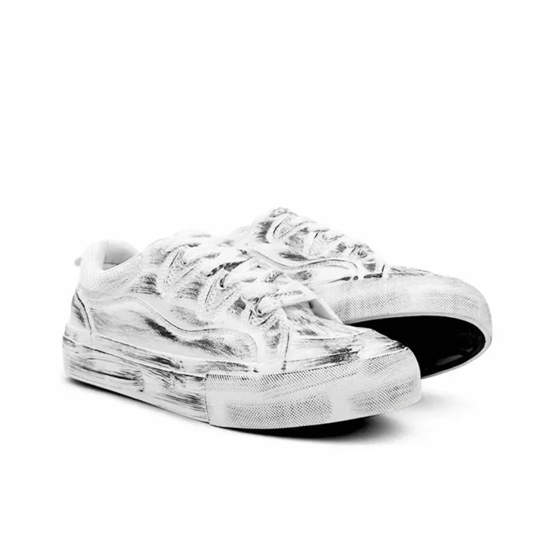 HACKBUTEER Low Top Skateboard Shoes Men's Box Included-2