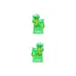 Green Small Dinosaur 1 Pair (2 Pack)