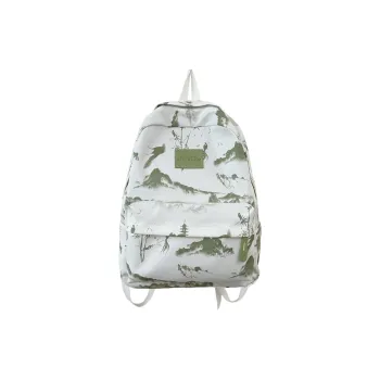 SEVENMOONS Nylon Backpack Regular Unisex Gray/Red/Pink/Green