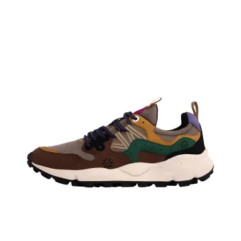 FLOWER MOUNTAIN Yamano 3 Kaiso Low Top Casual Shoes Men's Brown