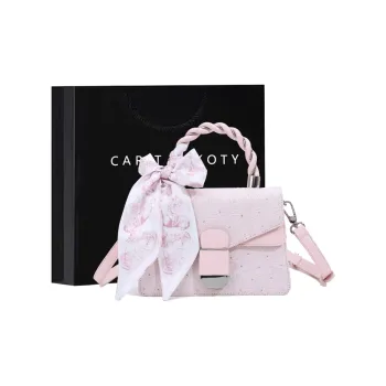 Carit&Koty Polyurethane Handbag Women's Pink/White