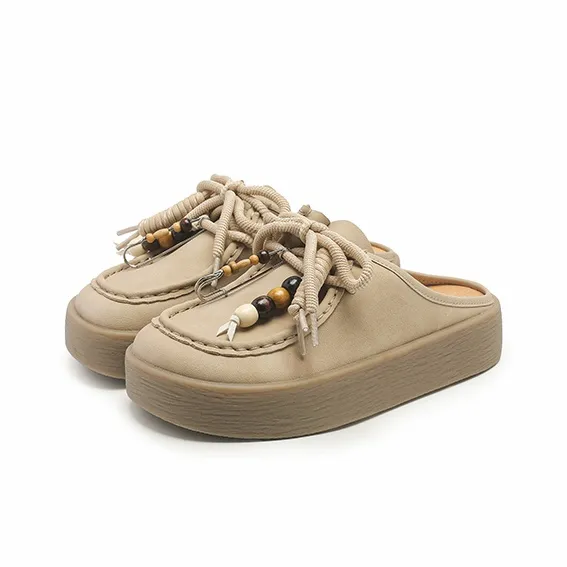 AITA Rubber Sole Closed Toe Slippers Women's-2