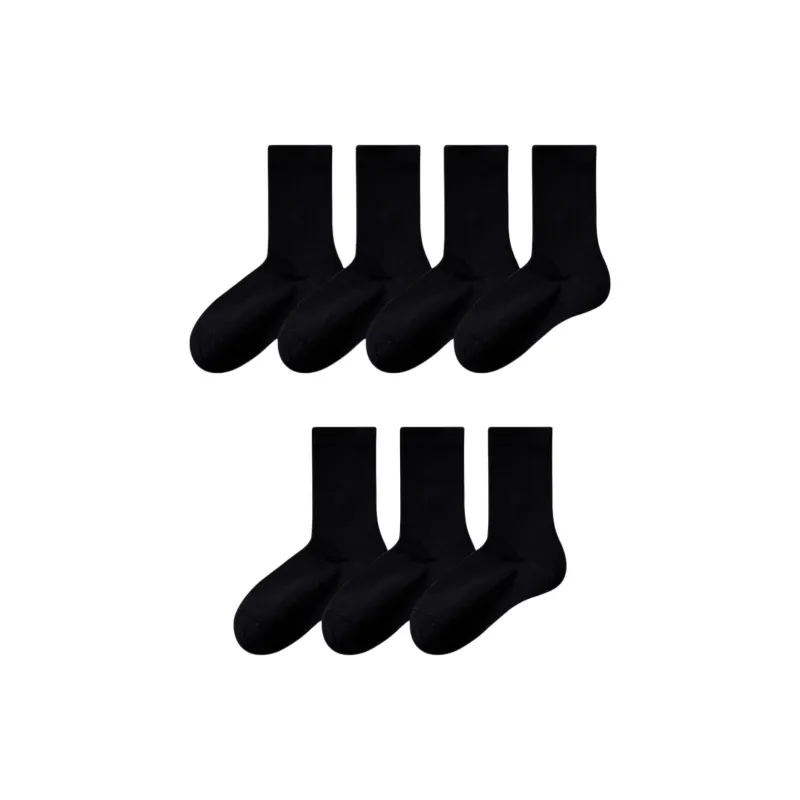 Temooues Mid-Calf Socks Women's Combo Set-29