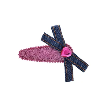 ROYALSASA Polyester, Faux Crystal Hair Clips Kids'