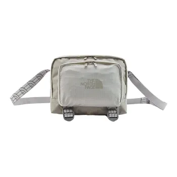 THE NORTH FACE Fabric With Nylon Crossbody Bag Shoulder Bag Unisex Silver