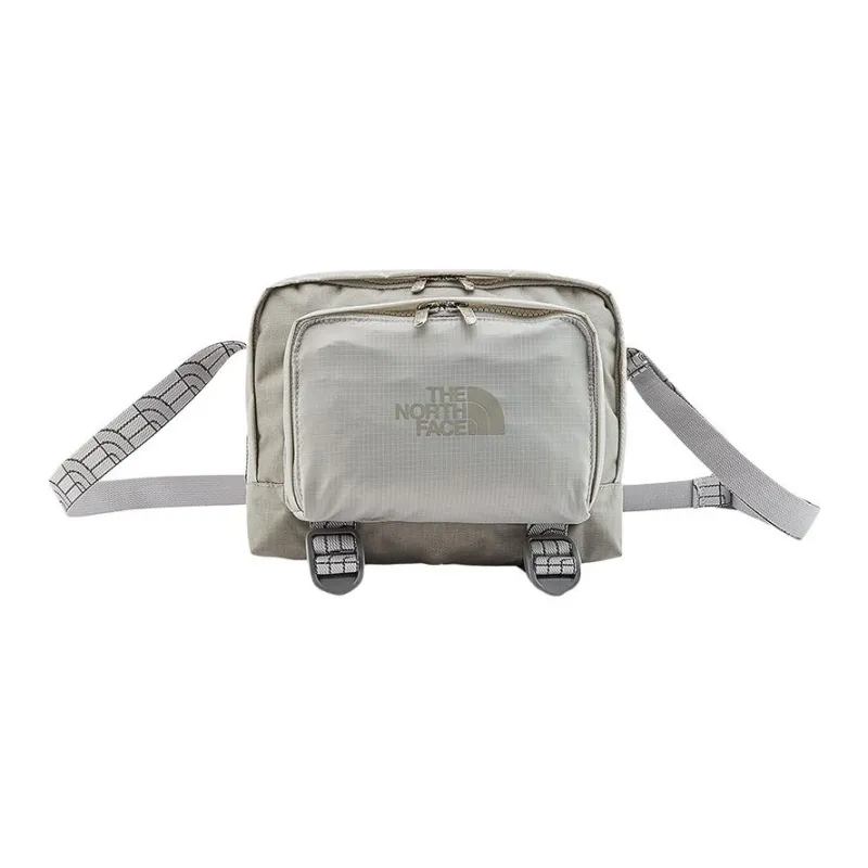 THE NORTH FACE Fabric With Nylon Crossbody Bag Shoulder Bag Unisex Silver-0