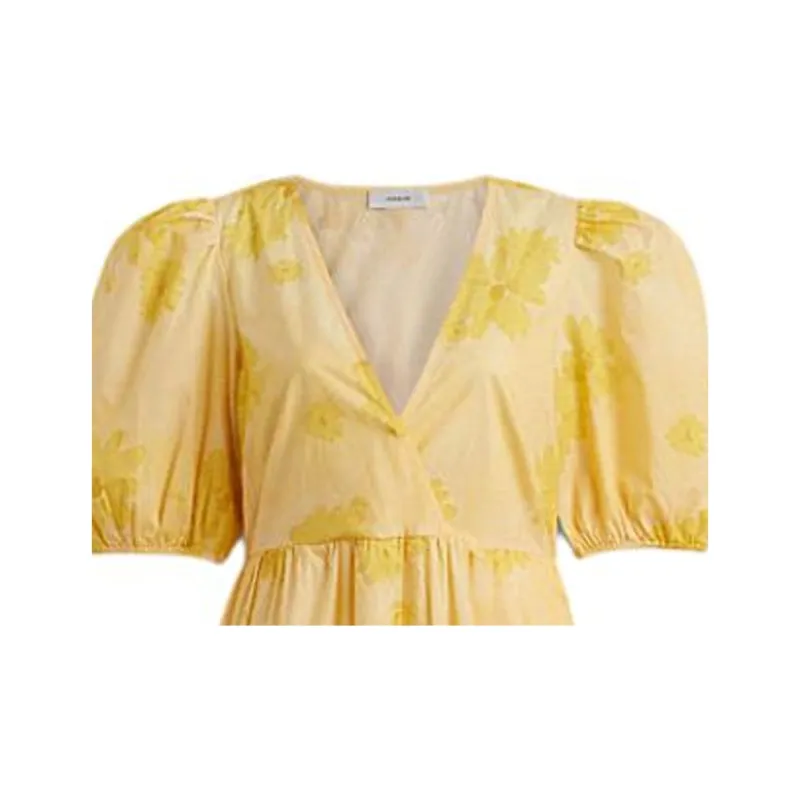 COACH SS24 Short Sleeved Dress Women's Yellow-4