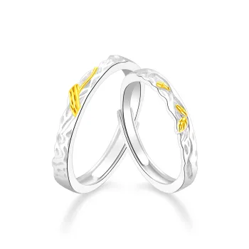 MOLADY S999 Fine Silver Rings Unisex