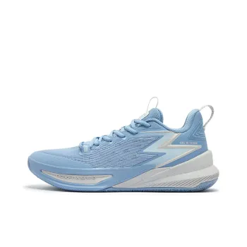 361° Anti Slip Wear Resistant Breathable Lightweight Low Top Basketball Shoes Men's Sky Blue