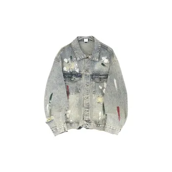 K411 Denim Jackets Unisex Blue