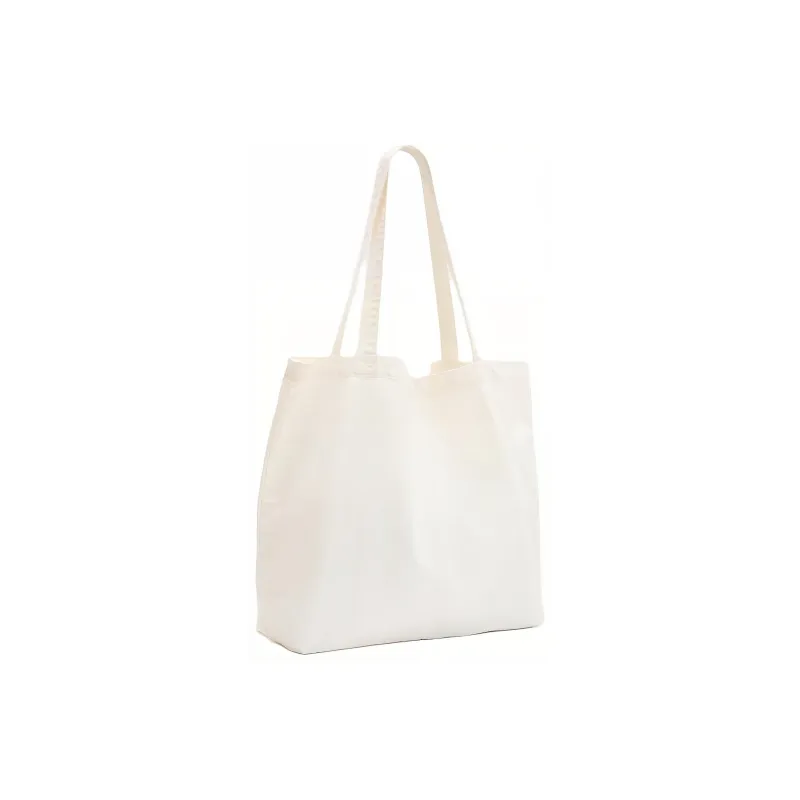 ALLSAINTS Organic Cotton Tote Bag Shopping Bag Shoulder Bags Men's White & Black-2
