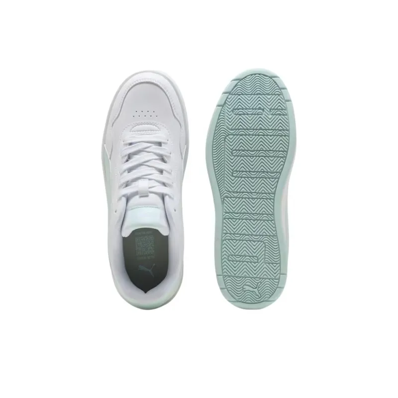 PUMA Court Lally Skye Anti Slip Wear Resistant Low Top Skateboard Shoes Women's White-3