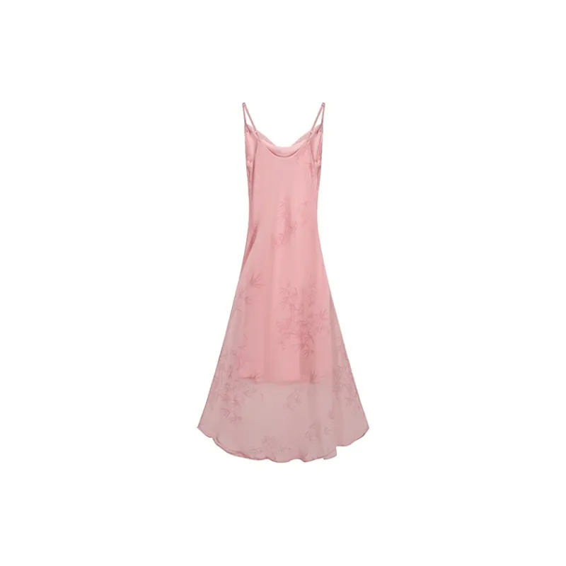 Zukizuki Slip Dress Women's Pink-1
