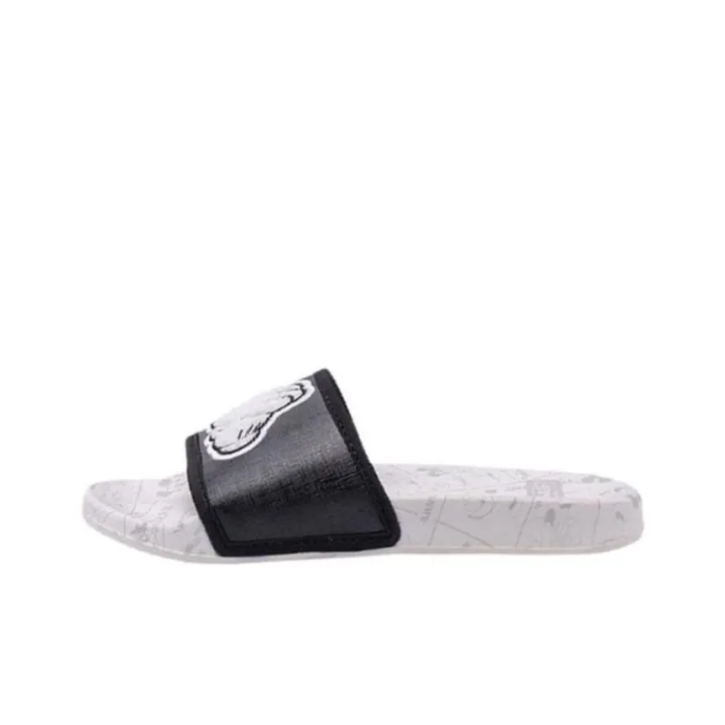 Disney x LiNing Slide Slippers Women's Black White-0