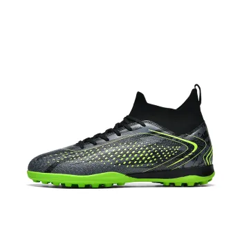 QIUTEXIONG FG Rubber Long Studs TF Rubber Broken Studs Cushioning Impact Resistant Soccer Shoes Unisex