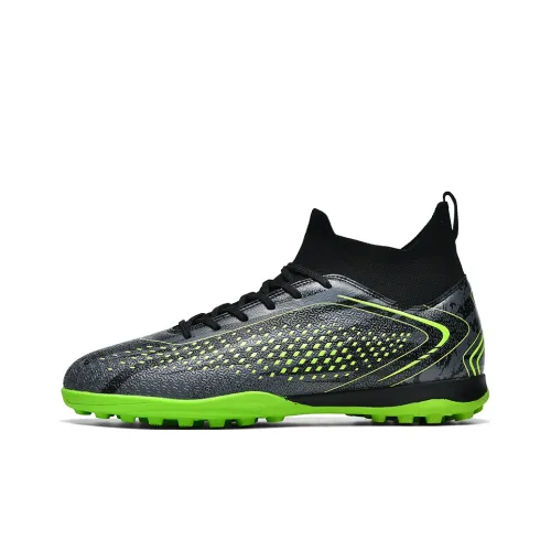 QIUTEXIONG FG Rubber Long Studs TF Rubber Broken Studs Cushioning Impact Resistant Soccer Shoes Unisex