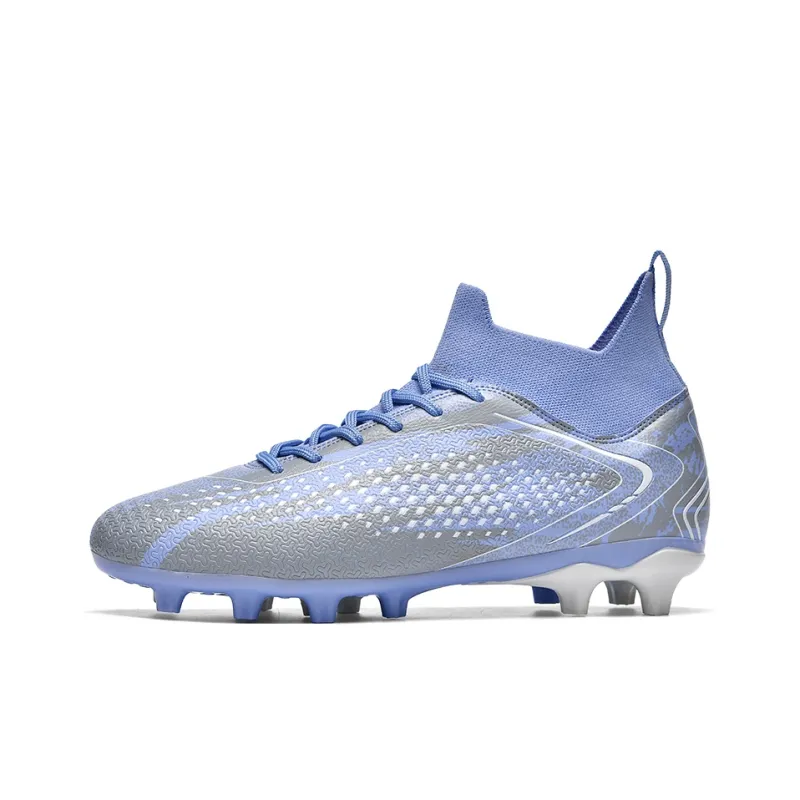 QIUTEXIONG FG Rubber Long Studs TF Rubber Broken Studs Cushioning Impact Resistant Soccer Shoes Unisex-42