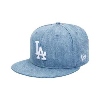 New Era Cotton Baseball Caps Unisex Denim Blue