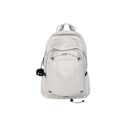 URBAN FOREST Nylon Backpack Unisex Ecru/Black/Khaki/Blue