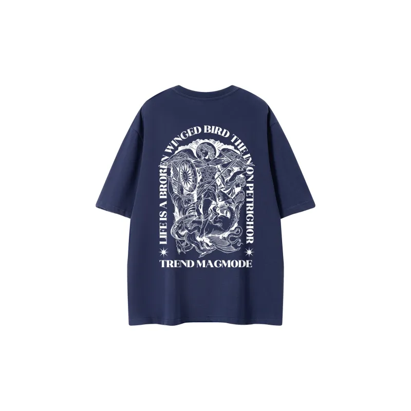 Magmode T-Shirt Unisex Navy Blue-0