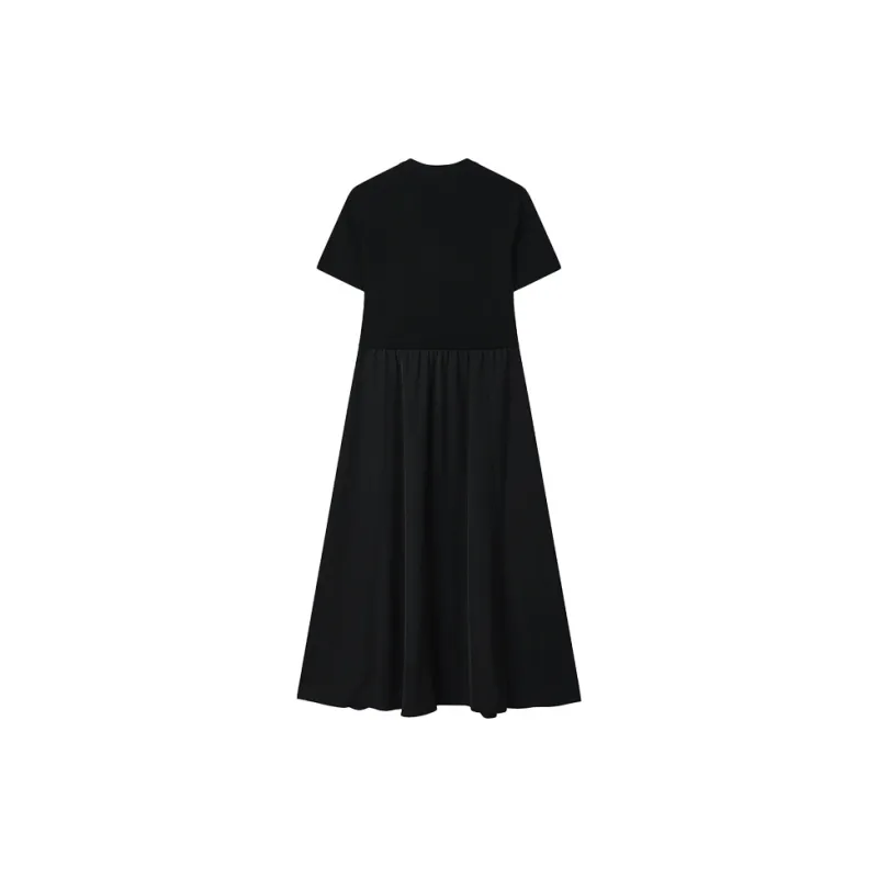 FILA Sports Life Collection Short Sleeved Dress Women's Jet Black-1