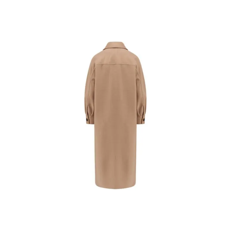 MaxMara Aldod Button Up Coat-1