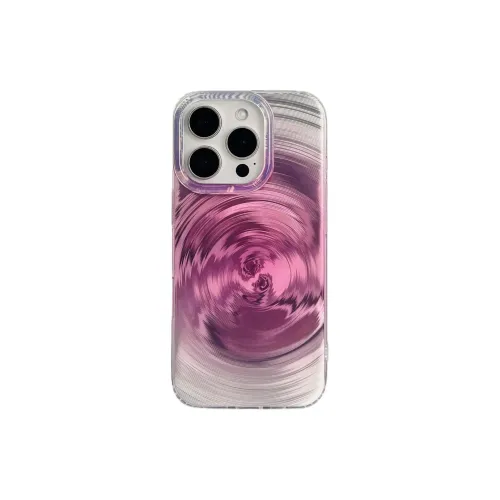 Sopi Acrylic Material Gradient Blended Swirl Phone Cases Compatible With IPhone 16/15 Pro Max/Apple 13/14 Pro/Max