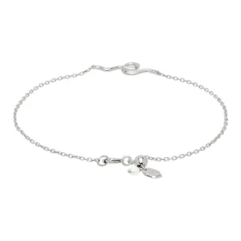 Maria Black Rhodium-Plated Recycled Sterling Silver Freshwater Pearl Bracelets Women's Silver