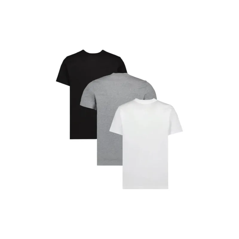 Moncler T Shirts Men 3 Pack White+Gray+Black-1