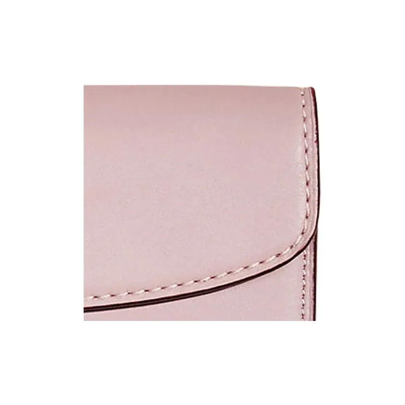 COACH Glove Tanned Leather Wrist Bag Clutch Trumpets Women's Ice Purple-3