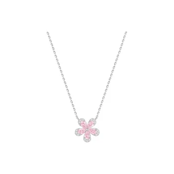 Heart Grass S925 Silver Necklaces Women's