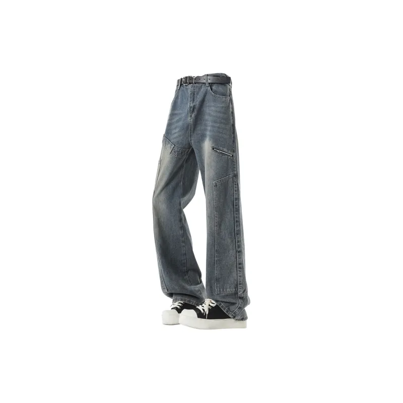 DJ.SPIRIT Jeans Unisex Washed Color-1