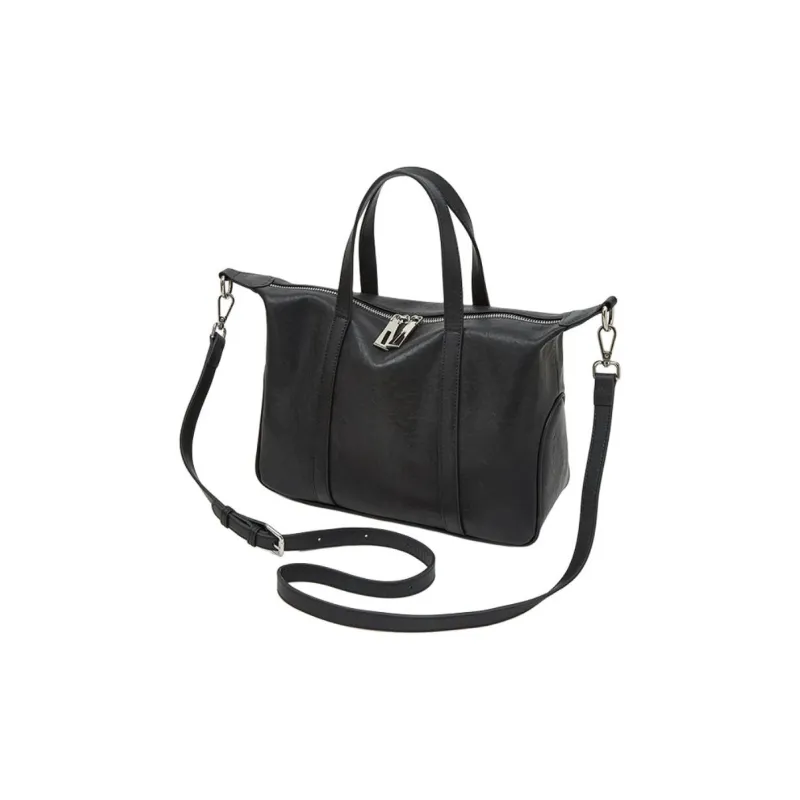 Old Man's Head Vegetable Tanned Cow Leather Crossbody Bag Regular Women's Black/Coffee/Brown-13