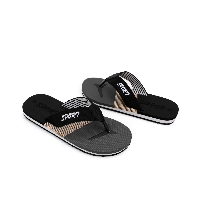 QIUTEXIONG EVA Abrasion Resistant Slip Resistant Quick Drying Flip Flops Men's-3