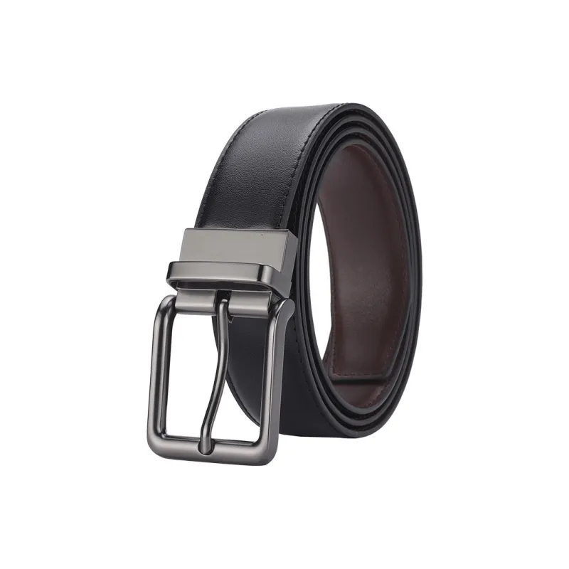 Yamaichi Maru Cow Split Leather Leather Belts Men's 3.4 Cm-0