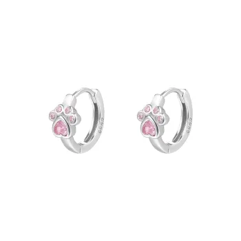 Happy Tide S 999 Fine Silver Earrings Women's
