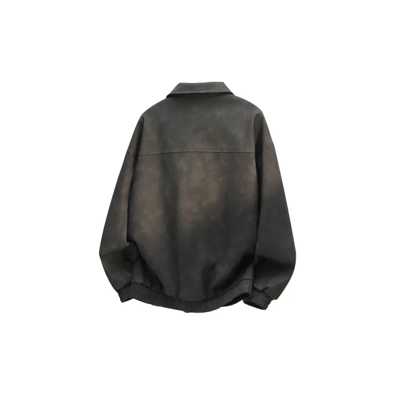 LIVINGTOWN Leather Jacket Unisex-1