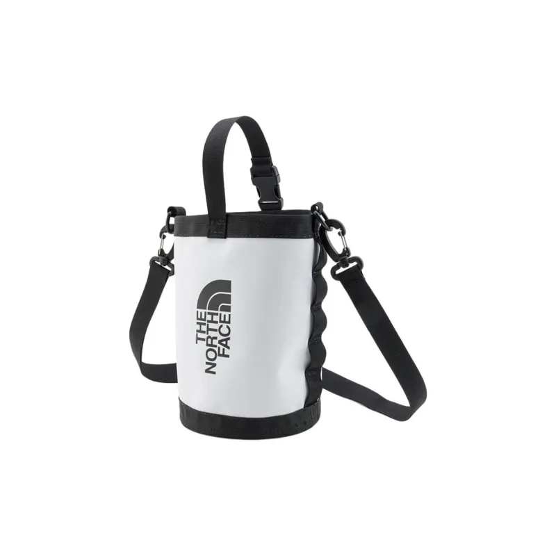 THE NORTH FACE Fabric Bucket Bags One Shoulder Handbags Unisex Snow Peak White-1