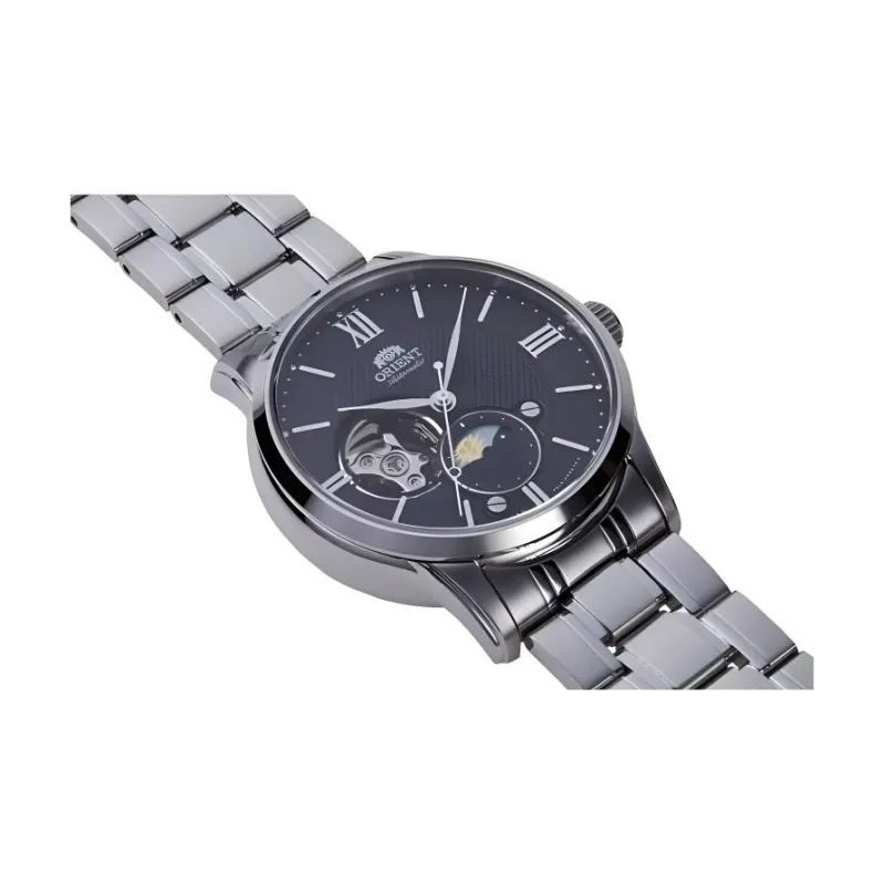 ORIENT Automatic Mechanical Movement Stainless Steel Strap Watch 42mm Men's Watches Black Dial-1