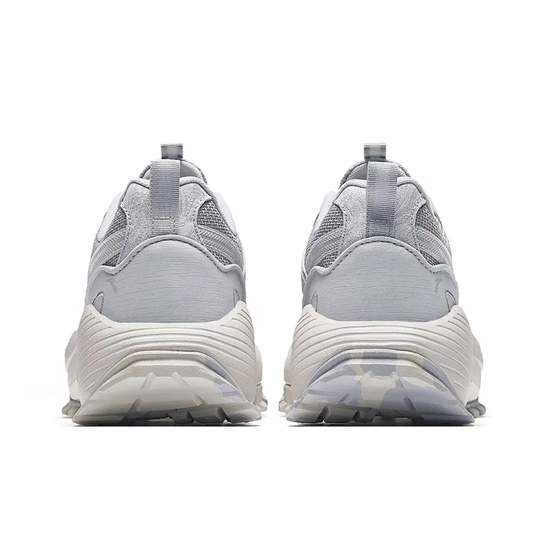 CHAOJIANTA Slip-Resistant Height Increasing Low-Top Chunky Sneakers Men's Gray-3