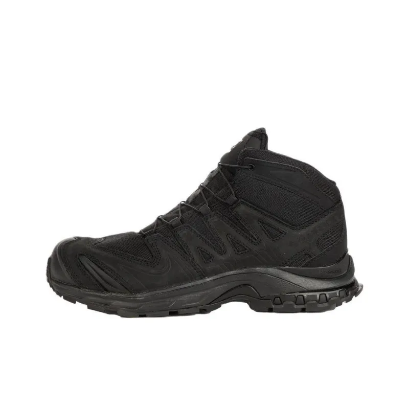 SALOMON XA FORCES Anti Slip Wear Resistant Mid Top Outdoor Shoes Unisex Black-0